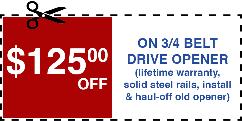 125 off garage door opener Hempstead
