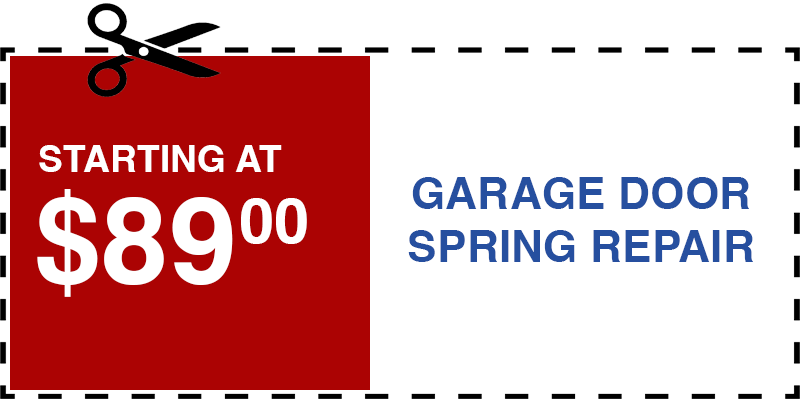 89 garage door SPRING repair Hempstead