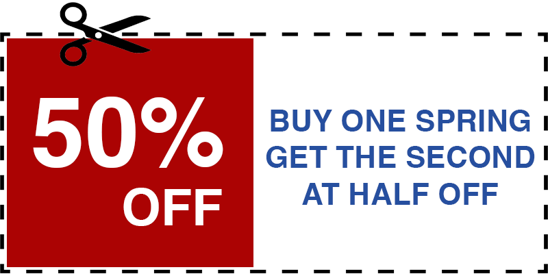 HALF OFF GARAGE SPRING Hempstead