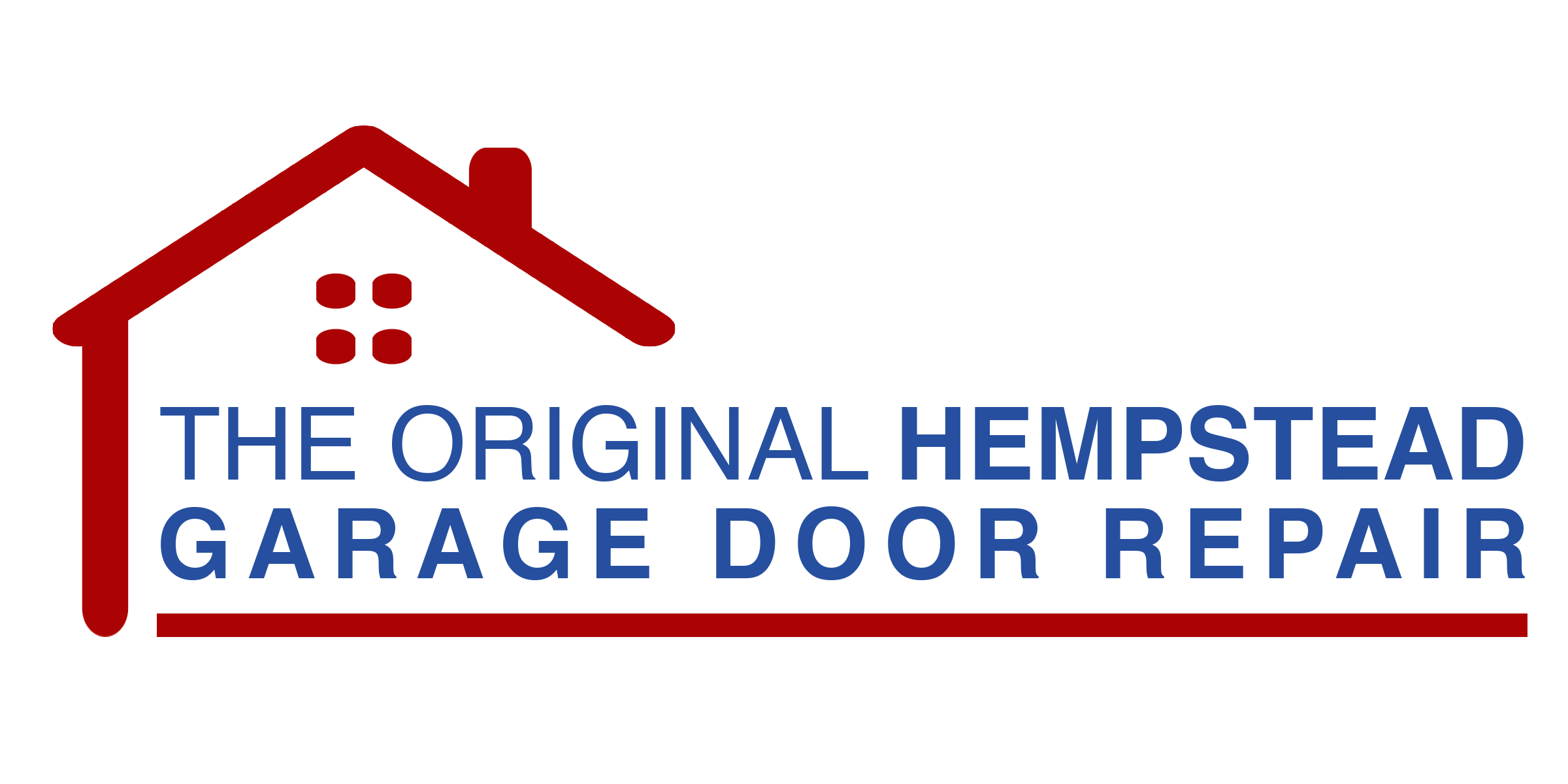 the original garage door repair Hempstead logo